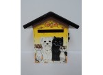 024-Poštovní schránka-domeček-kočičky a pes